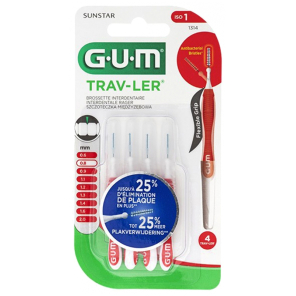 GUM Trav-Ler Brossettes Interdentaires 0.8MM