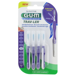 Gum brossettes proxabrush trav-ler 1,2 mm x 4