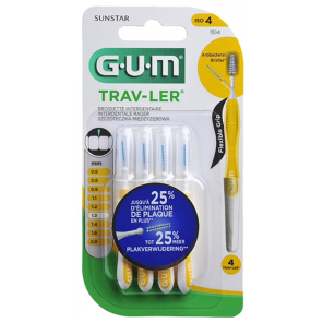 GUM Trav-Ler Brossettes Interdentaires 1.3MM