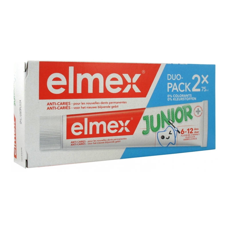 Elmex kit dentaire enfant : brosses à dent, dentifrice + verre