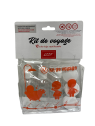 LCDT Kit de Voyage Réutilisable 6 Flacons