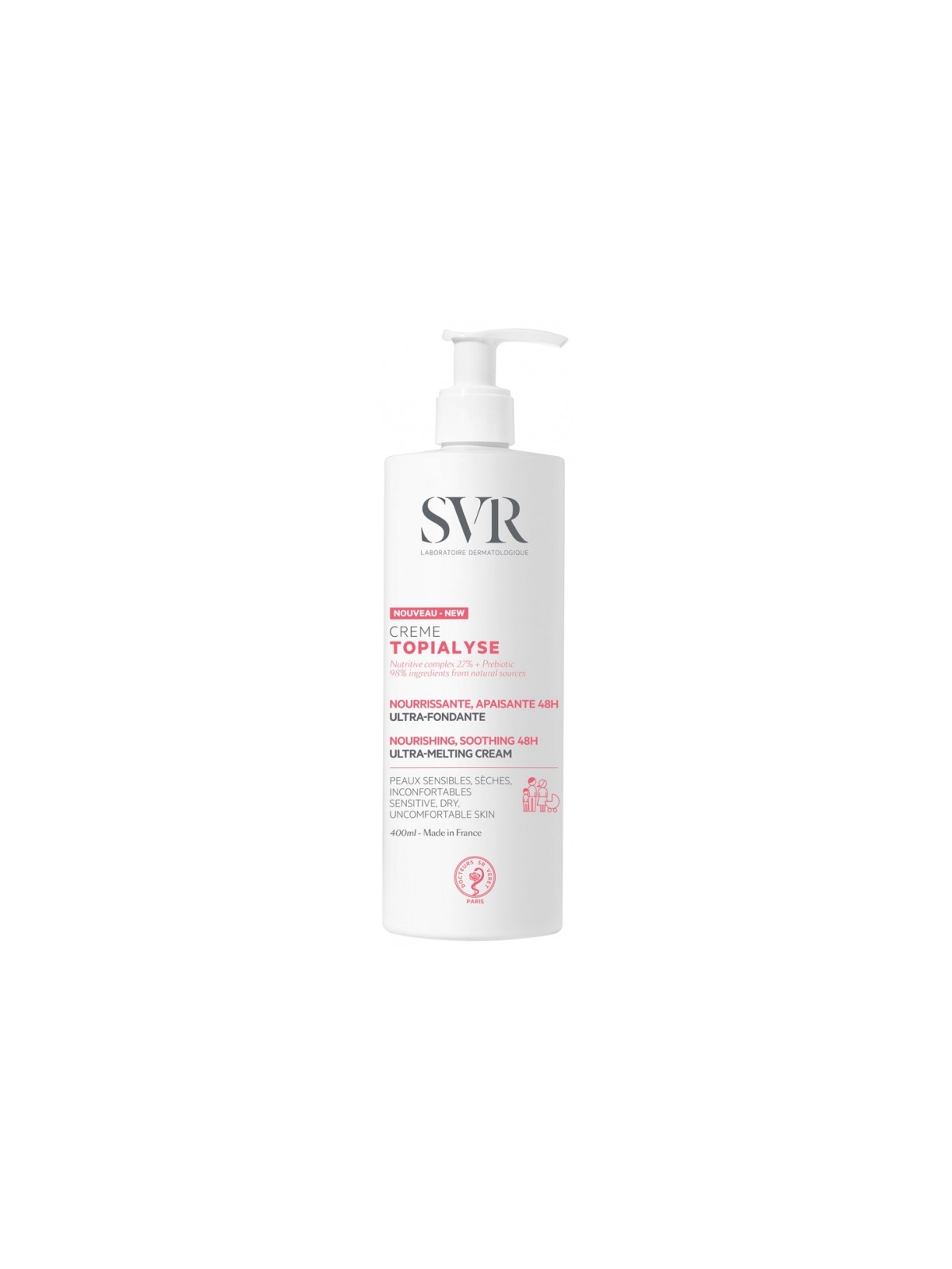 SVR Topialyse Crème Corps 400ML
