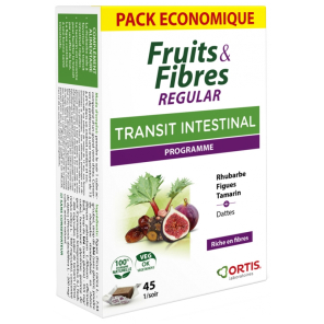 ORTIS Fruits&Fibres Regular Cubes à Mâcher boite de 45