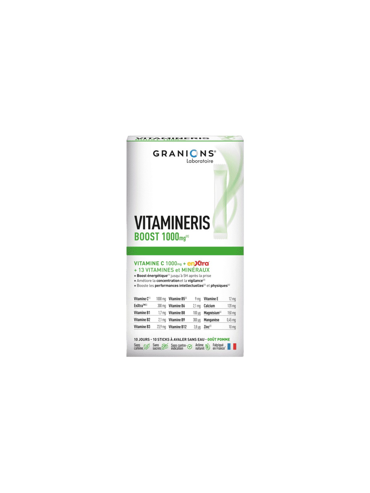 GRANIONS Vitamineris Boost 1000 mg 10 Sticks