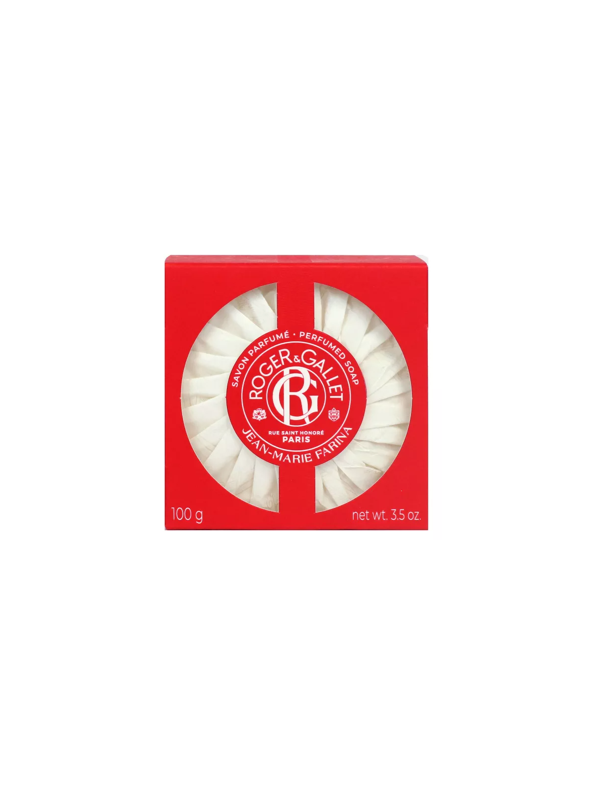 ROGER & GALLET Savon parfumé base 100% végétale 100g