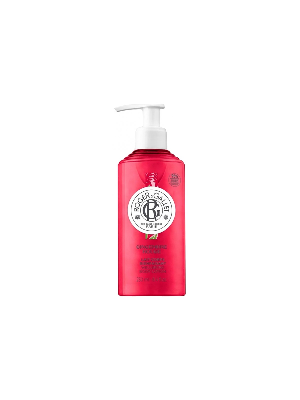 Roger & Gallet Gingembre Rouge Lait Corps Bienfaisant 250 ml