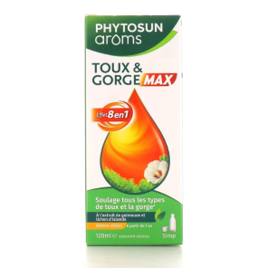 PHYTOSUN AROMS Sirop Toux & Gorge Max 120ml