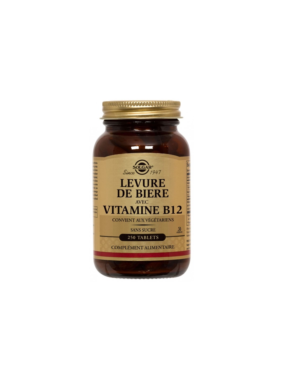 Solgar levure de bière 250 gélules