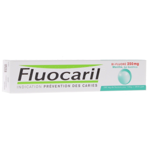 FLUOCARIL  Gel dentifrice menthe bi-fluoré 250 mg - tube de 75 ml