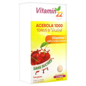 Ineldea Acérola 1000 Vitamine C 24 Comprimés