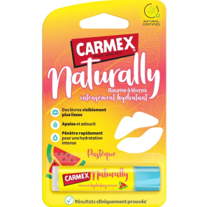 CARMEX NATURALLY - Baume à Lèvres Intensément Hydratant Pastèque, 4g