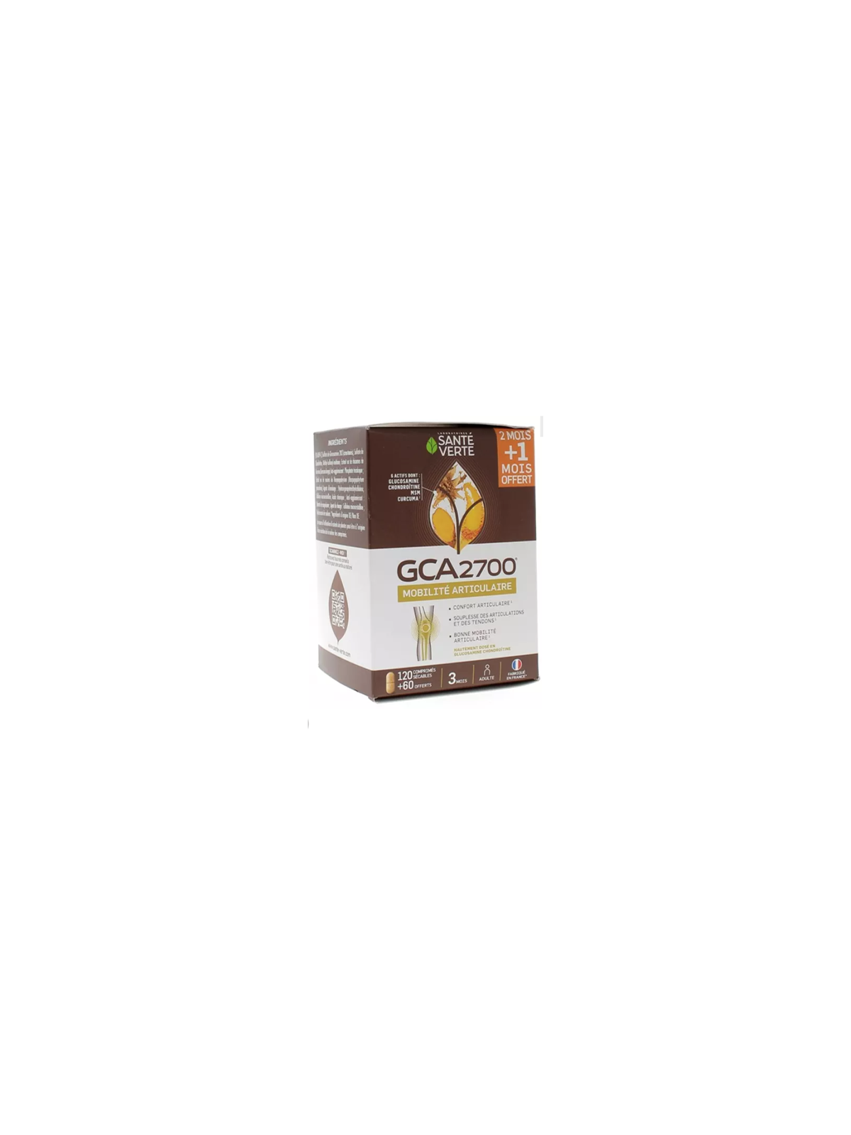 SANTE VERTE GCA 2700 Comprimés boite de 120 + 60