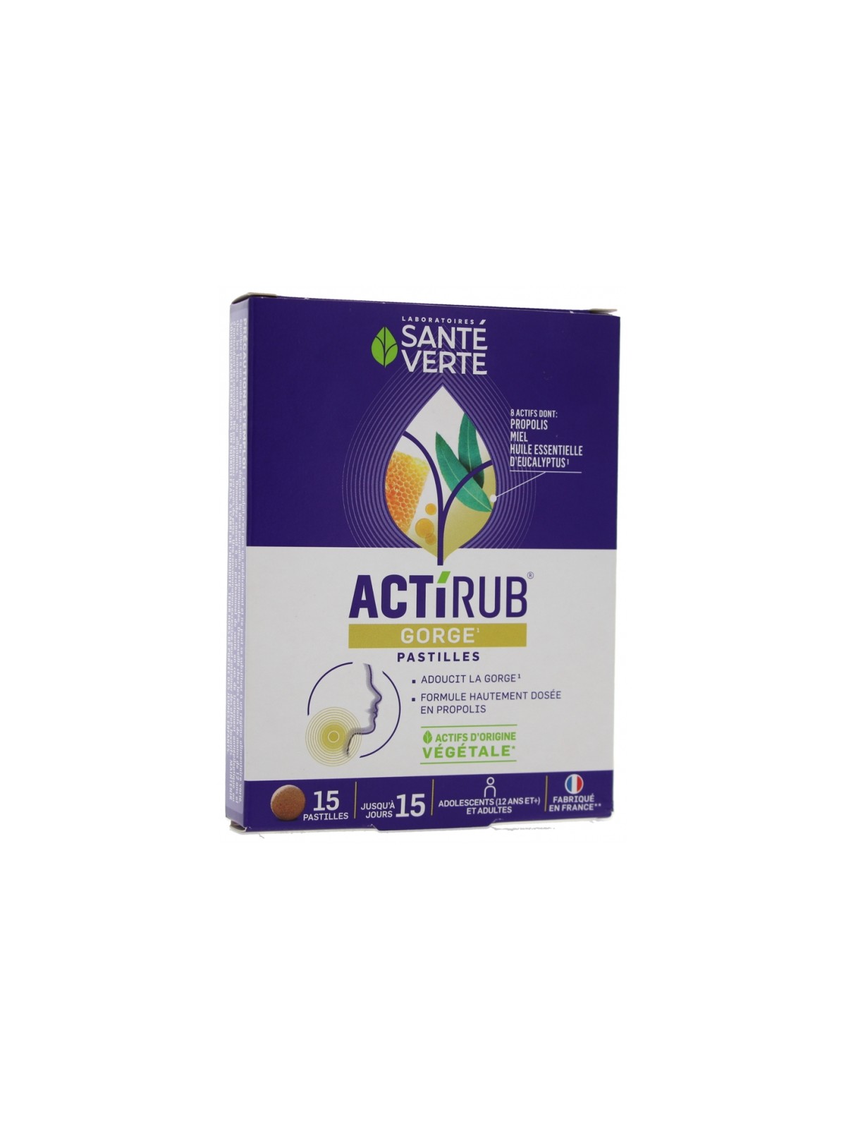 SV ACTIRUB PASTILLES BTE 15