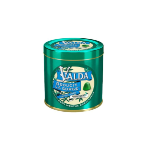 VALDA Gommes goût menthe/ eucalyptus sans sucre - 140 g