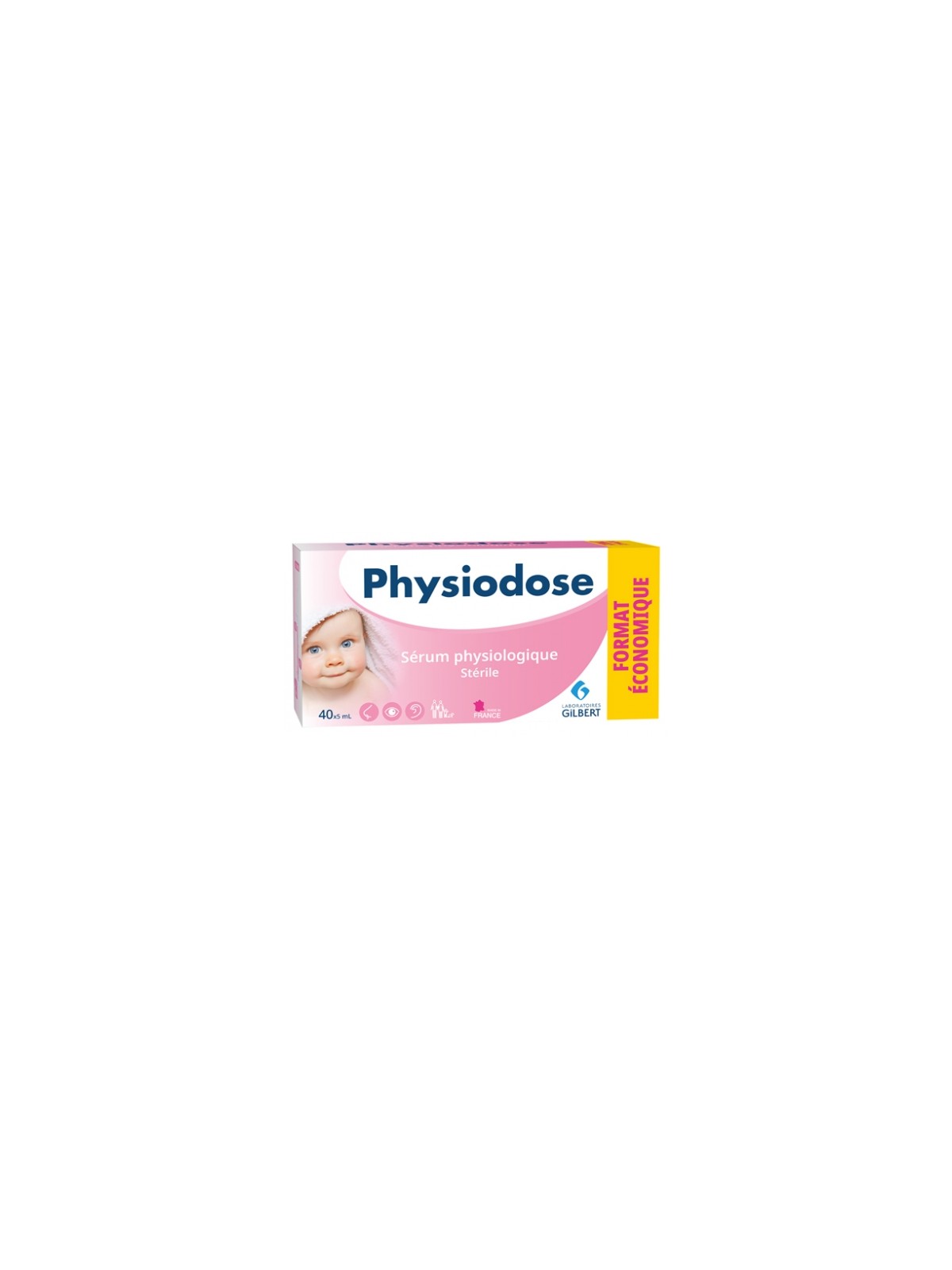 Physiodose sérum physiologique 40 unidoses 
