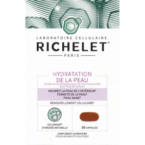 RICHELET Hydratation De La Peau 30 Capsules