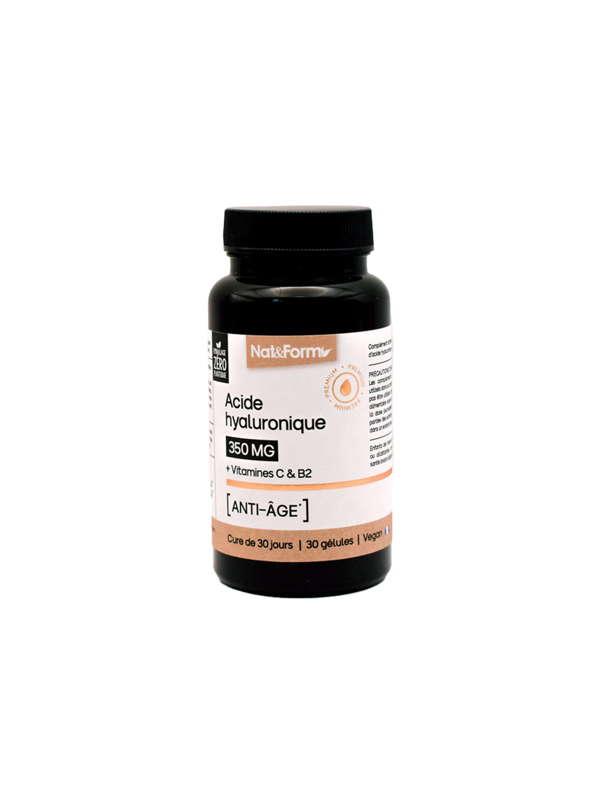 NAT&FORM Nutraceutique Acide Hyaluronique 30 Gélules