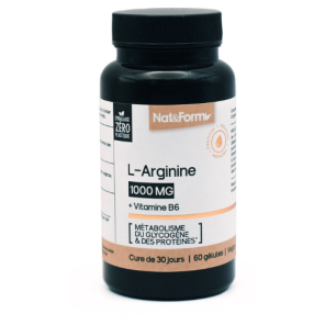 NAT&FORM L-ARGININE 1000mg 60 gélules