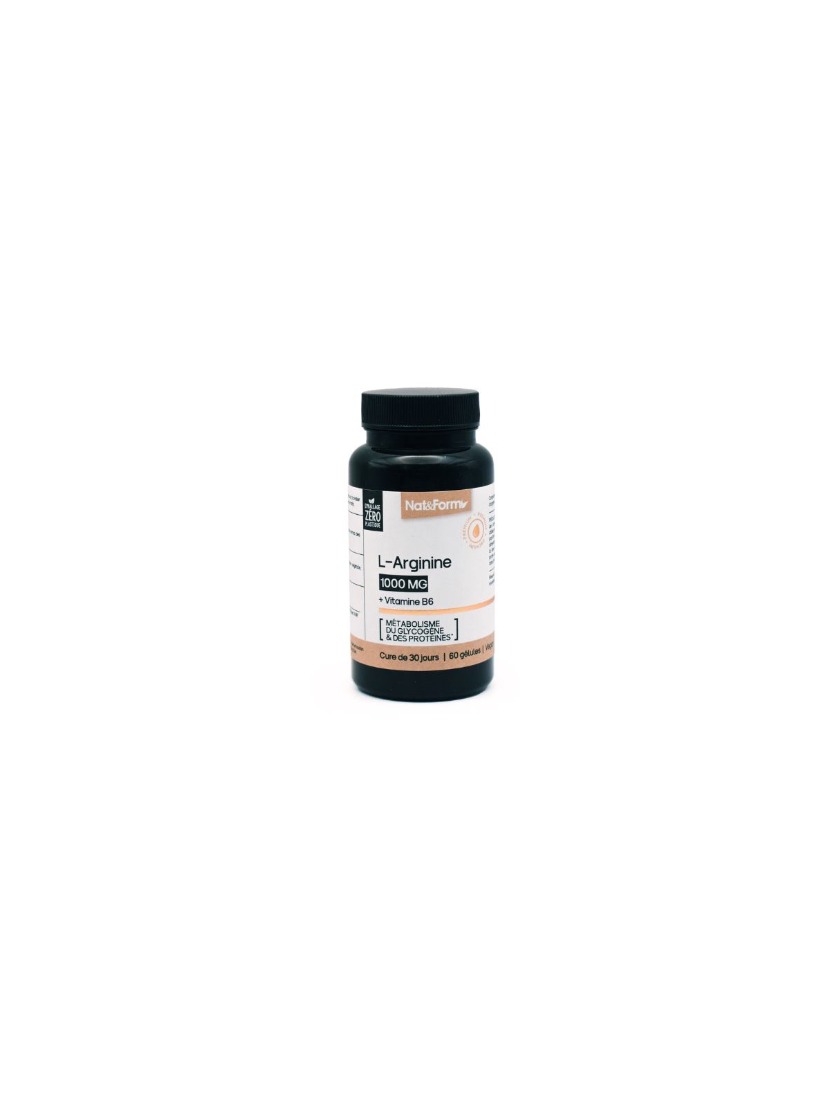 NAT&FORM L-ARGININE 1000mg 60 gélules