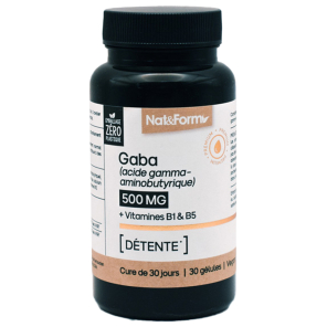 NAT&FORM Gaba 30 Gélules