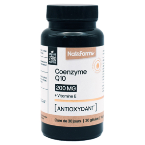 NAT&FORM Coenzyme Q10 30 Capsules