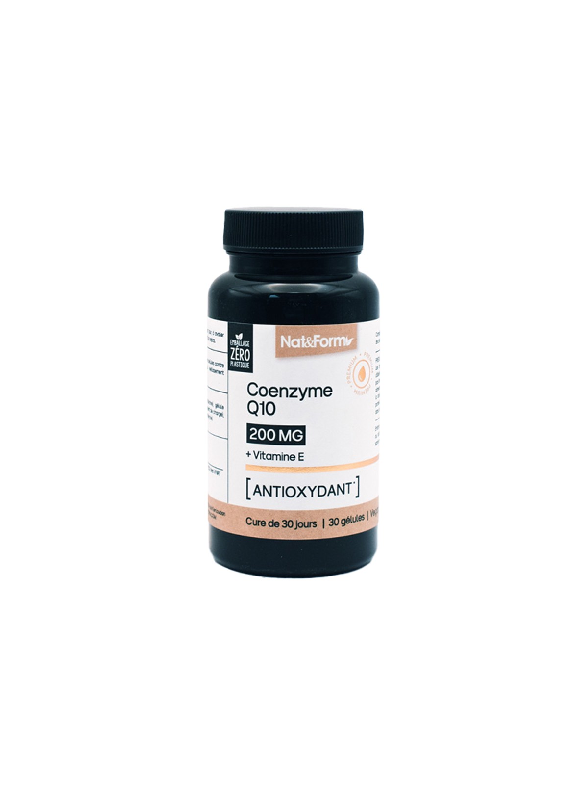 NAT&FORM Coenzyme Q10 30 Capsules
