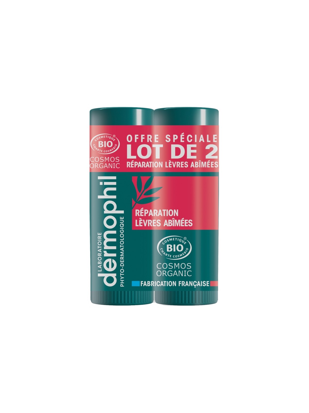 DERMOPHIL Stick Lèvres Réparation Bio 2x4G