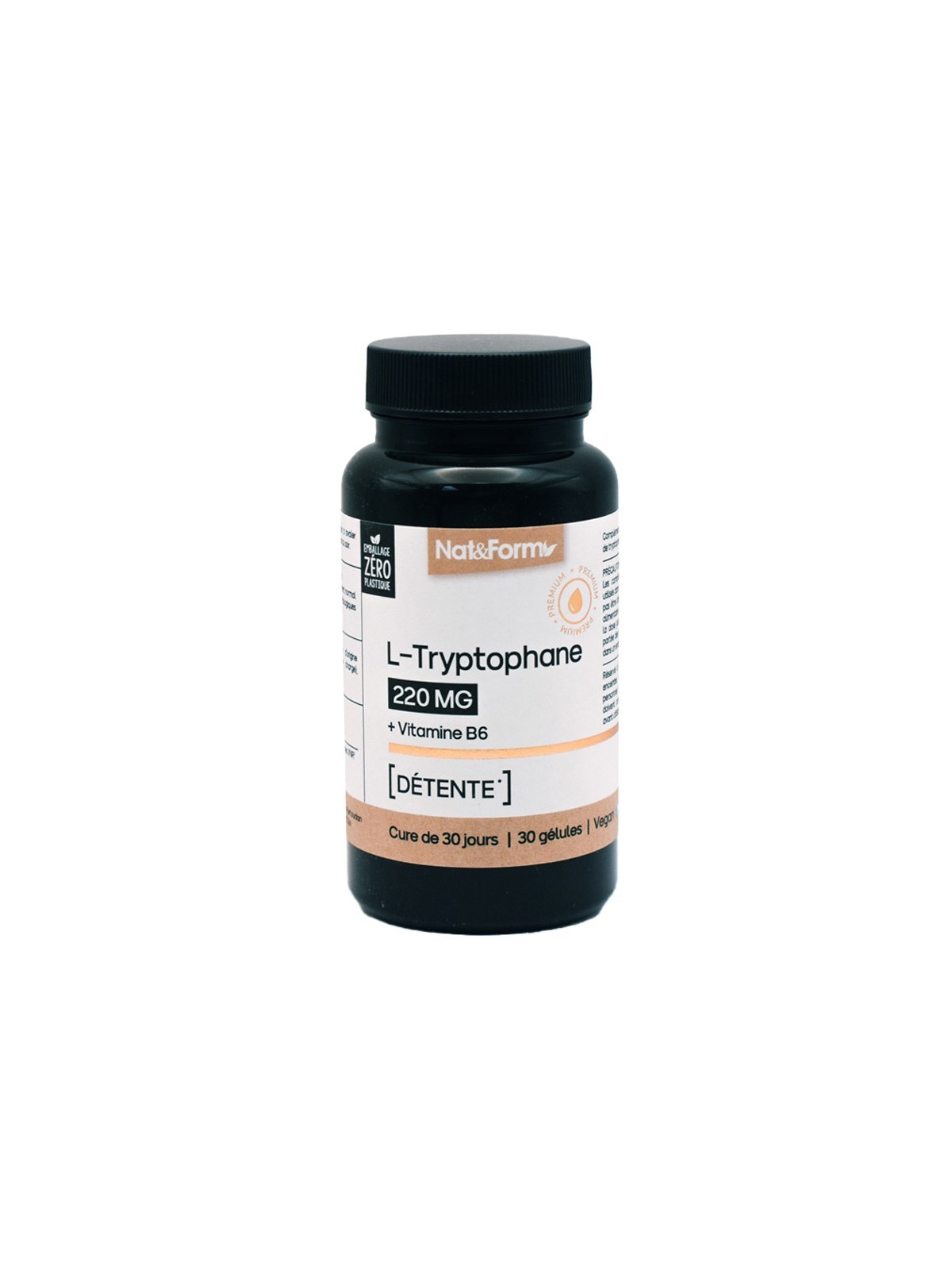 NAT&FORM L-Tryptophane 30 Gélules