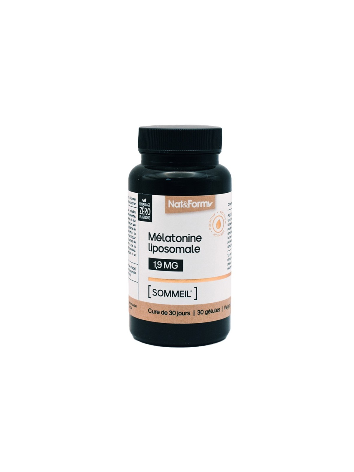 NAT&FORM Mélatonine Liposomale 30 Gélules