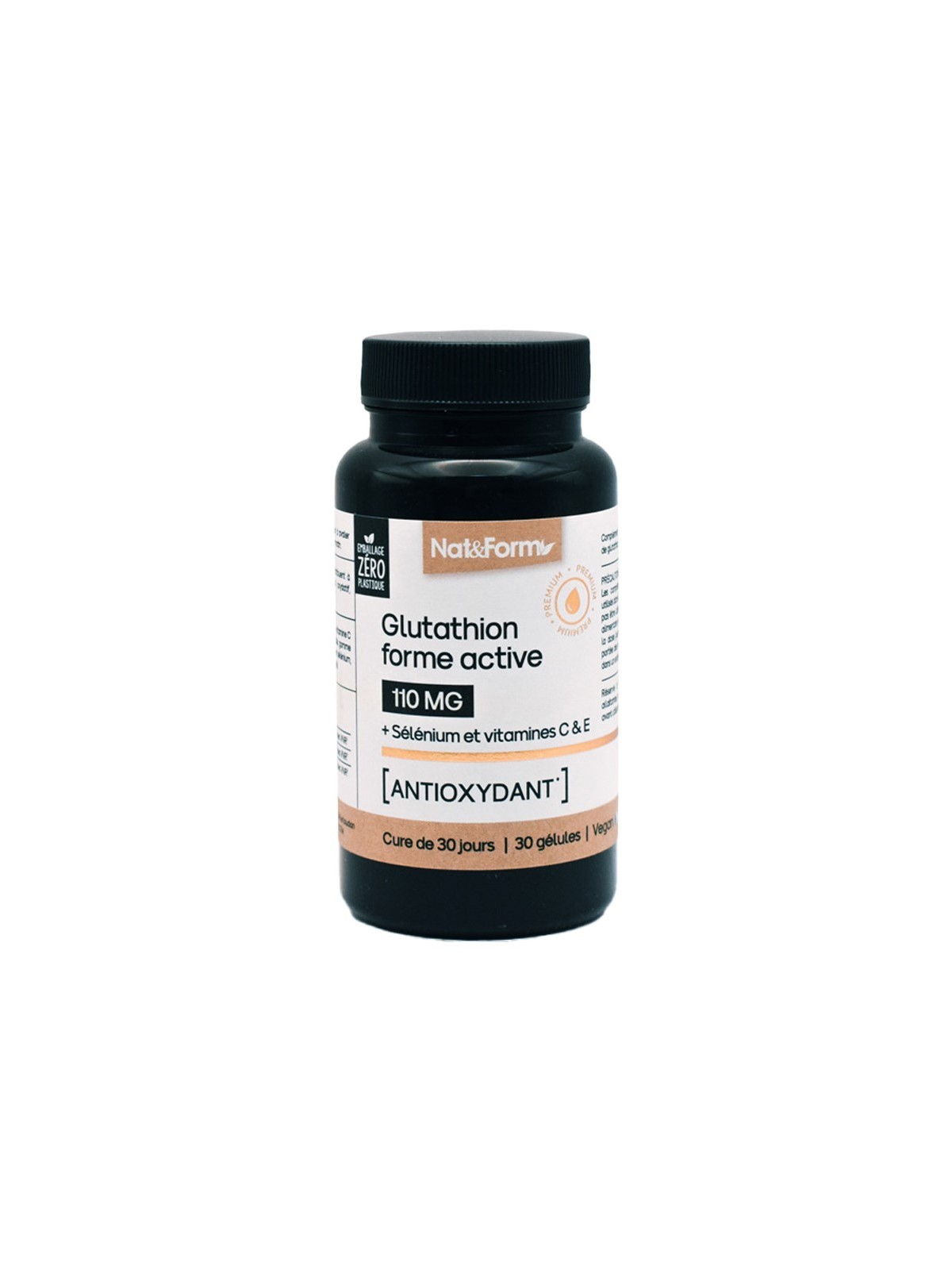 NAT&FORM Glutathion 30 Gélules