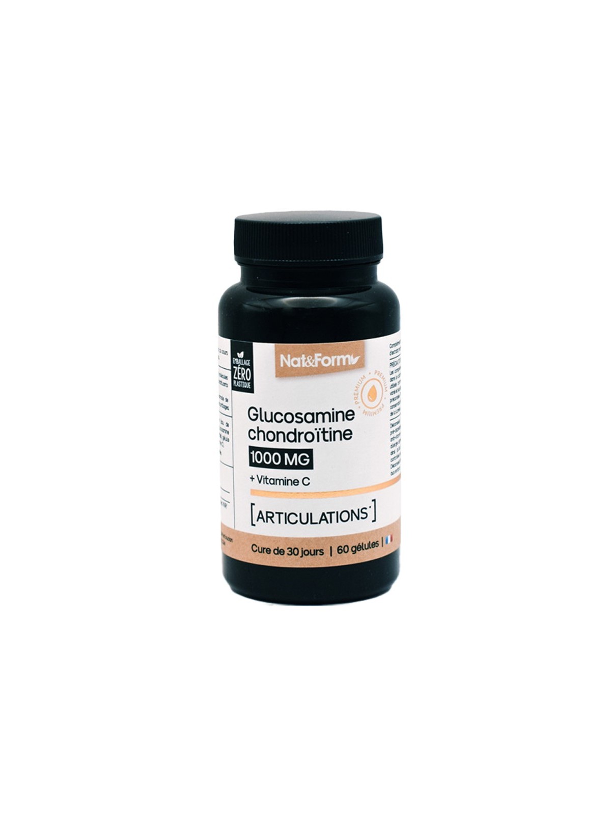 NAT&FORM Glucosamine Chondroïtine 60 Gélules