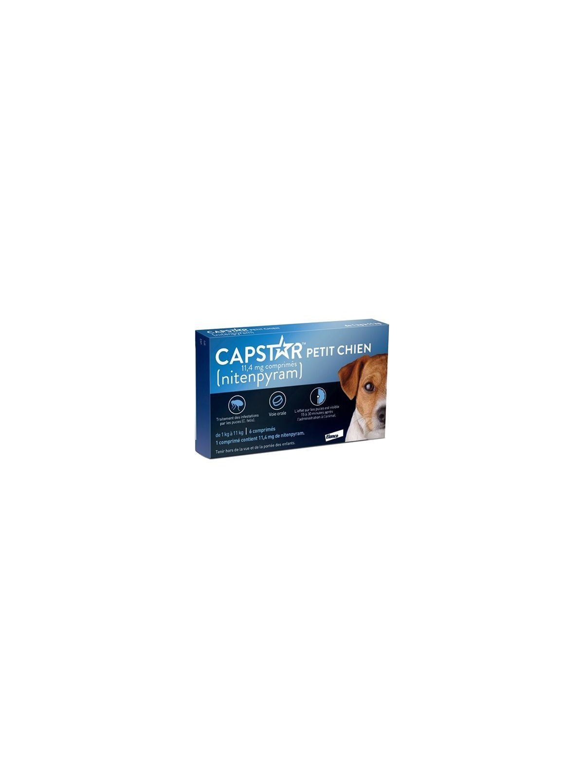 CAPSTAR CHIEN PETIT 11.4MG CPR BTE 6