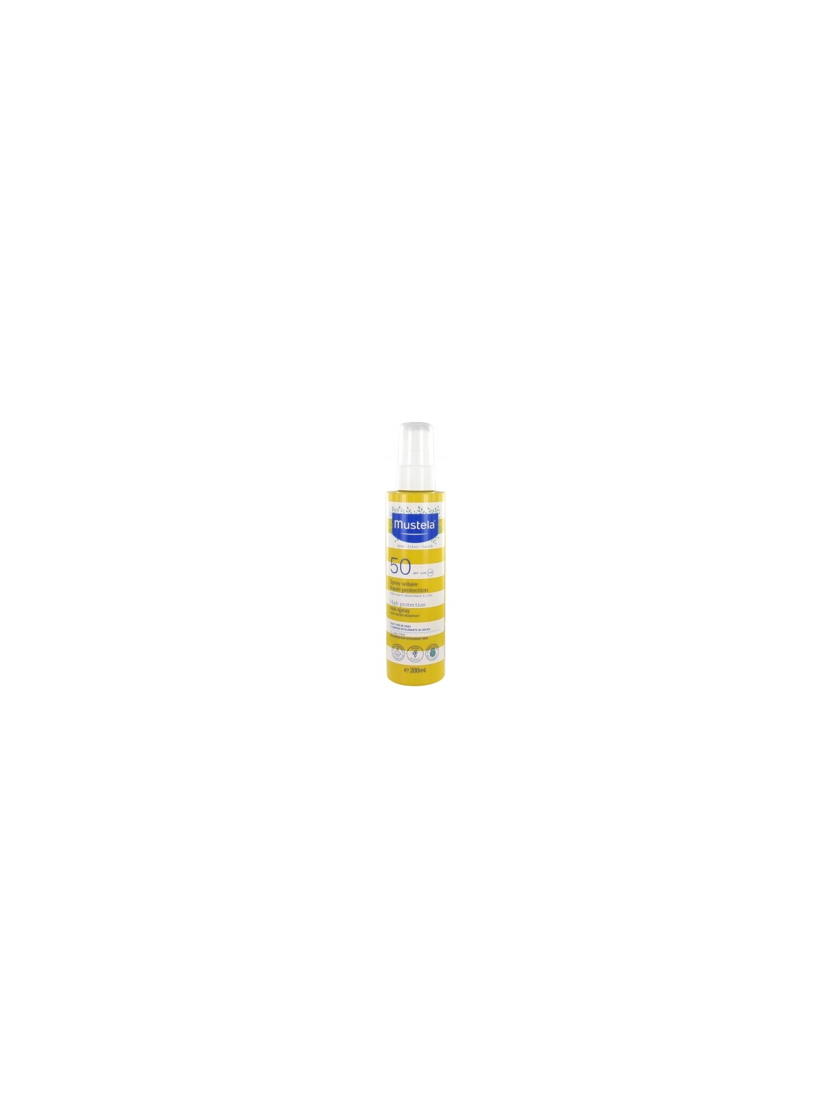 MUSTELA Spray Solaire Bébé Enfant SPF50 200ML
