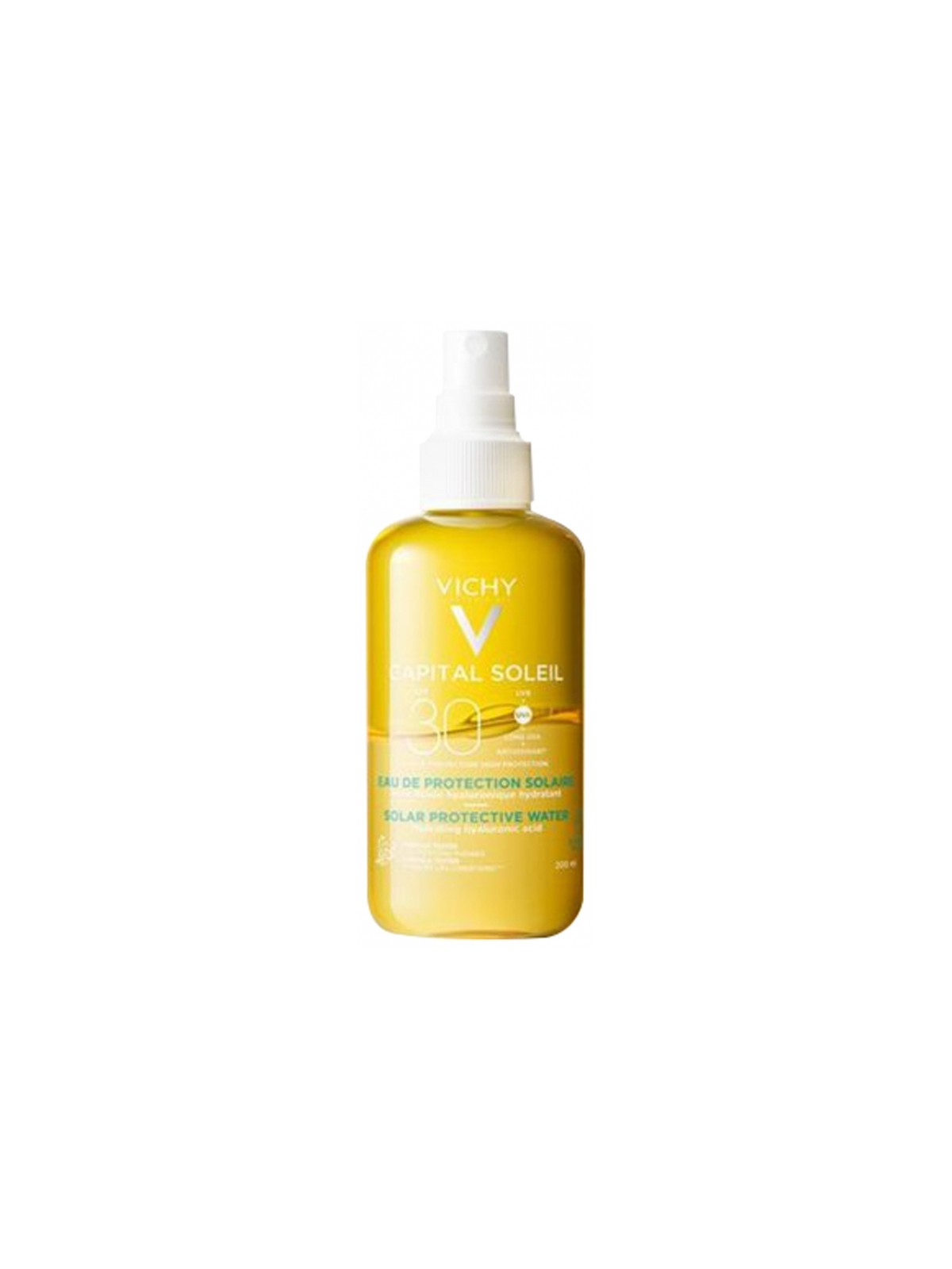 Vichy solaire eau de protection hydratante SPF30 200ml