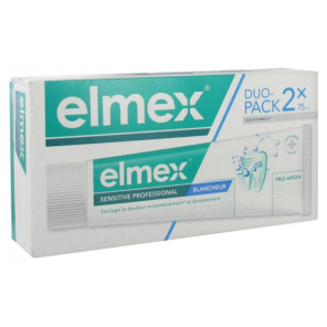 ELMEX SENSITIVE PRO BLANCHEUR 2X75ML