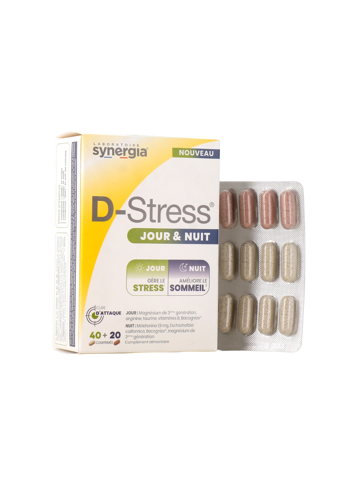D-STRESS Jour Nuit Boite de 60 Comprimés