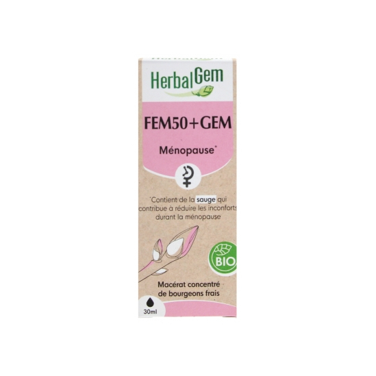 HERBALGEM FEM50+GEM BIO 30ML