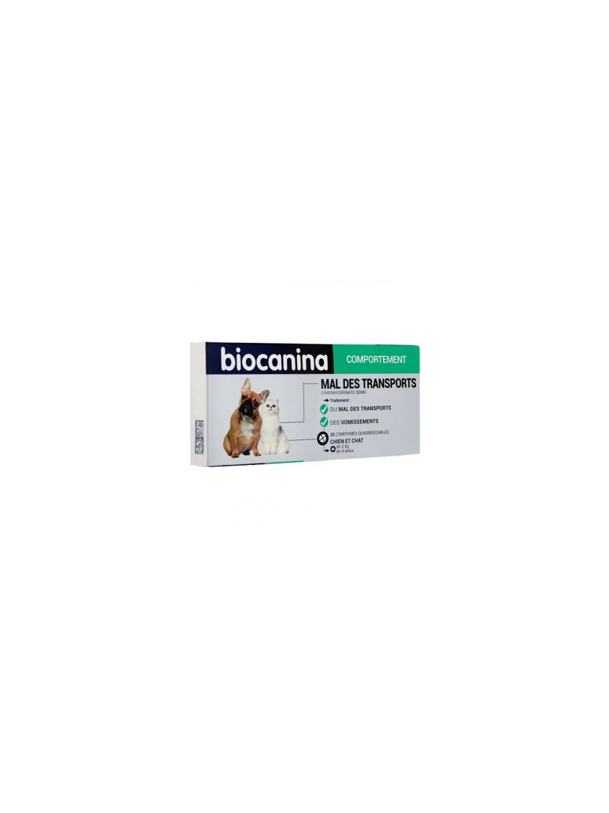 BIOCANINA MAL DES TRANSPORTS 20CP