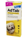 ADTAB Antiparasitaire Interne Chien de +2.5 à 5.5kg  3 Comprimés à Croquer