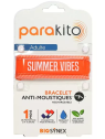 PARAKITO Adulte Bracelet Anti Moustiques Rechargeable Orange