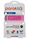 PARAKITO Adulte Bracelet Anti Moustiques Rechargeable Violet