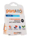 PARAKITO 2 Recharges Pour Bracelet Anti-Moustique