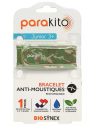 PARAKITO Junior Bracelet Anti Moustiques Rechargeable Camouflage vrt