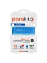 PARAKITO Adulte Bracelet Anti Moustiques Rechargeable Bleu