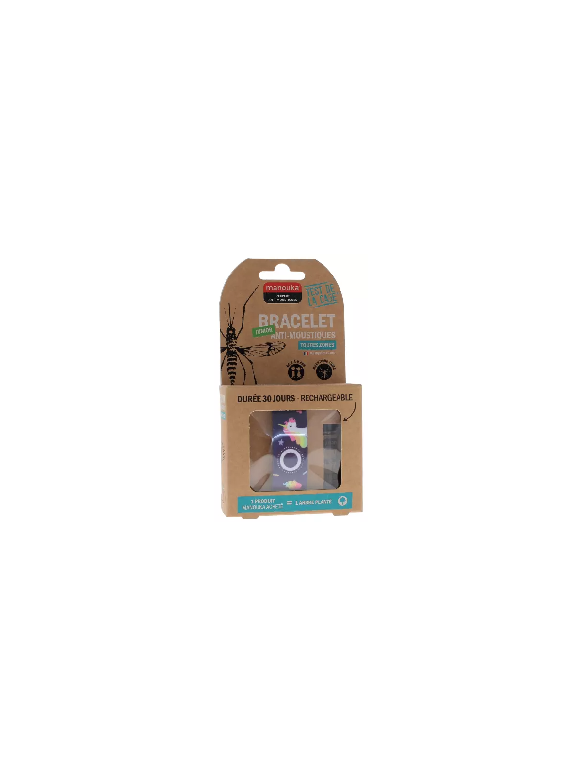 MANOUKA Bracelet Anti-moustique Junior Licorne