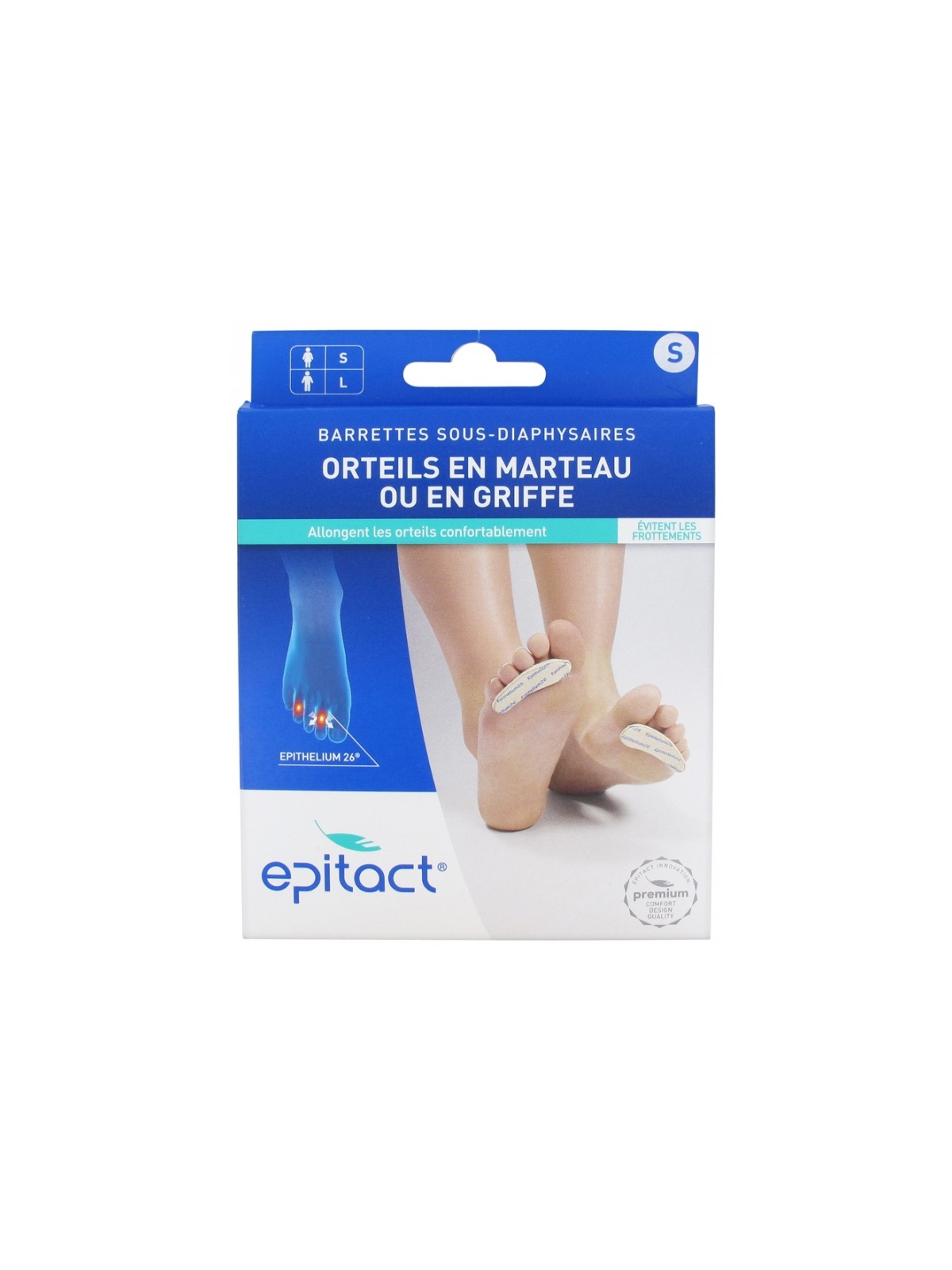 EPITACT BARRETTE SOUS DIAPHYS FEMME BTE 2