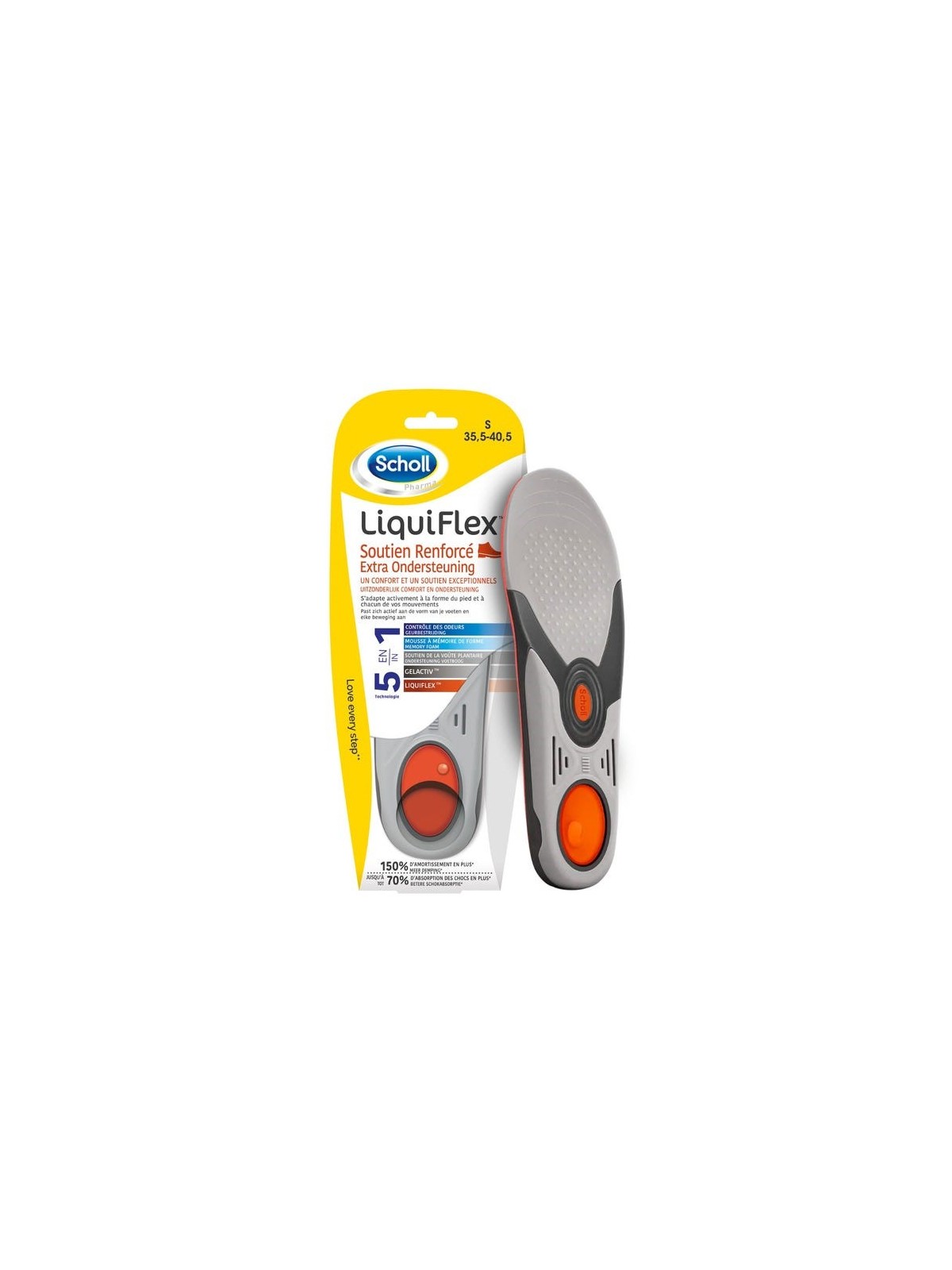 SCHOLL Semelles LiquiFlex TS (35,5-40,5)