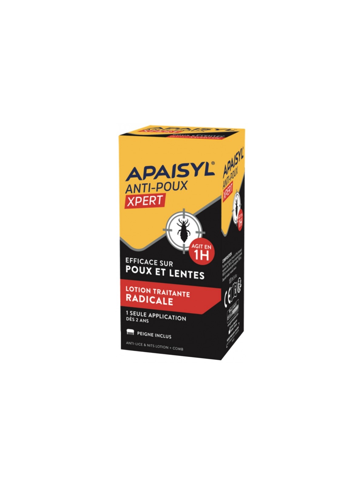APAISYL POUX XPERT LOT POUX 100ML