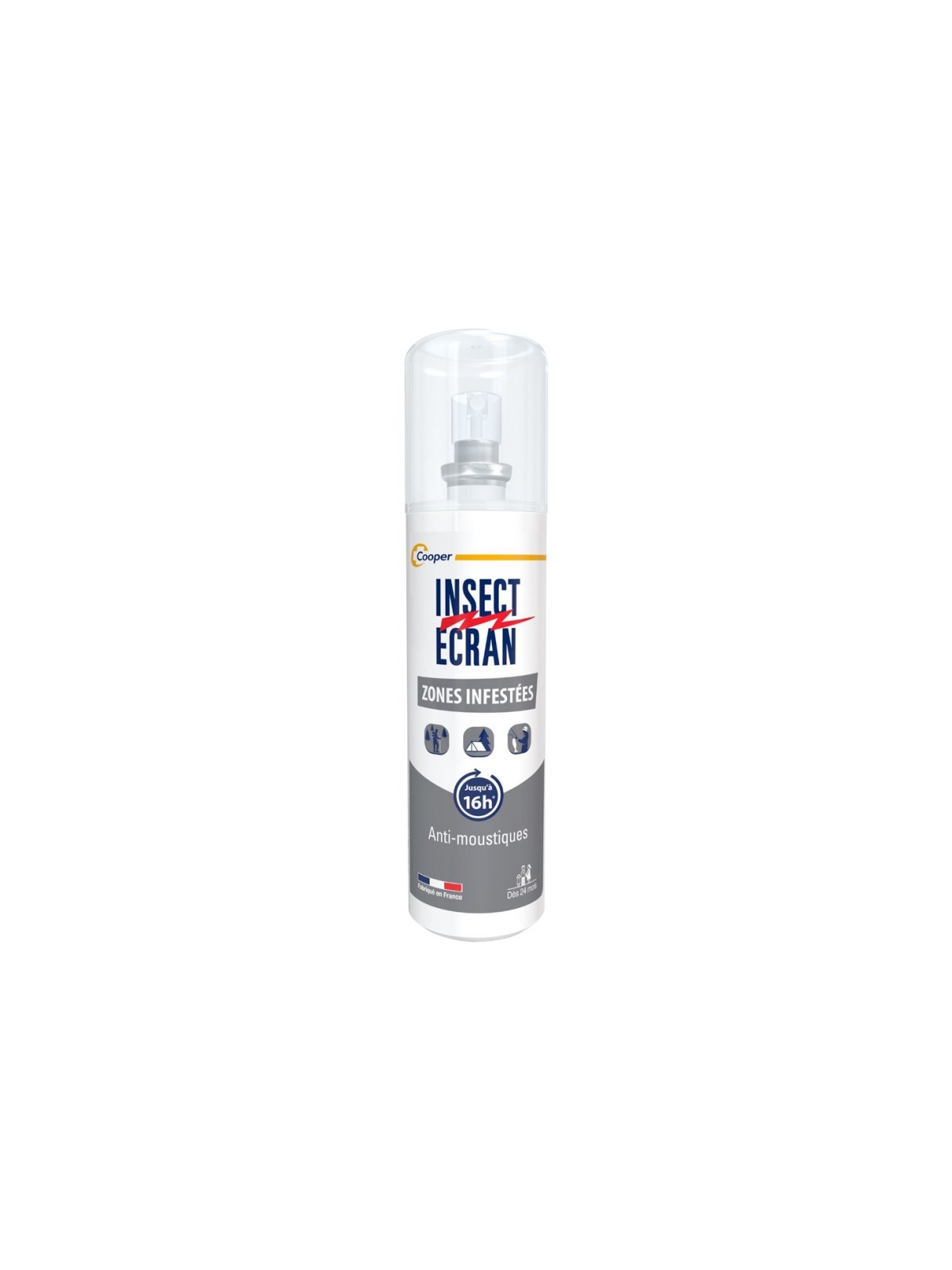 Cooper Insect Ecran Répulsif Peau zone infestées Adultes et Enfants 100ml 