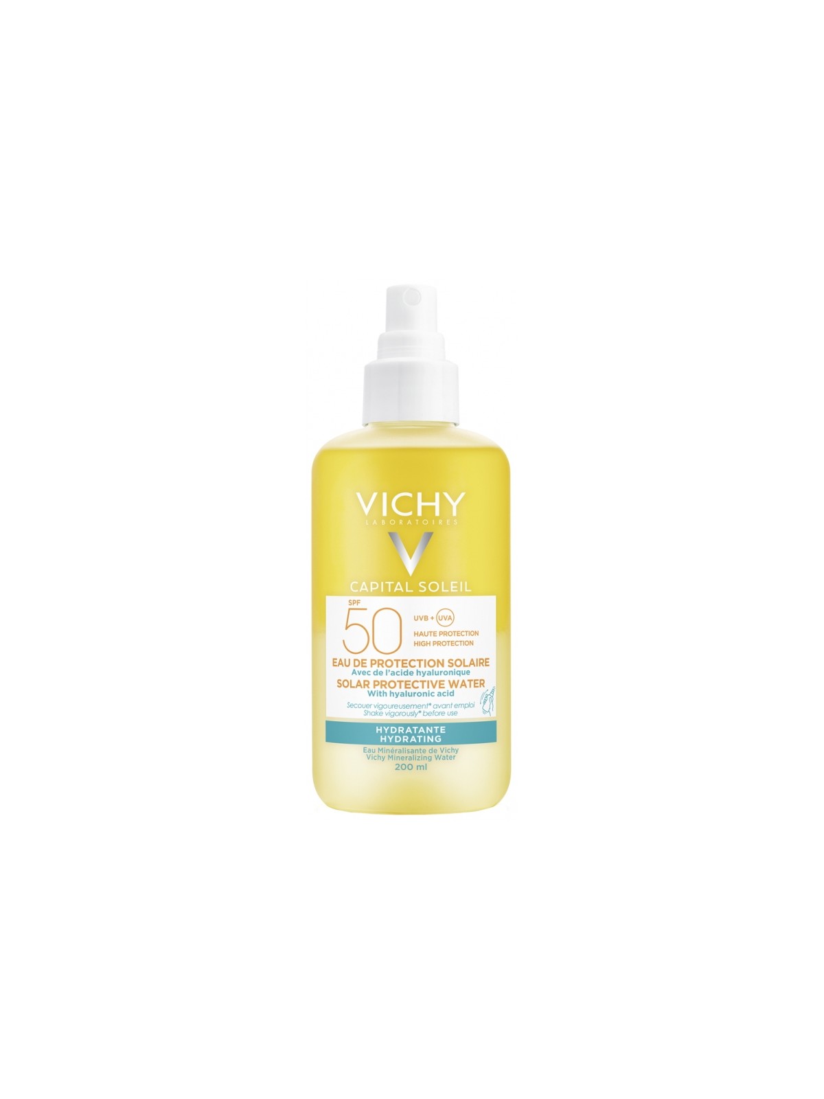 VICHY Capital Soleil Eau de Protection Solaire Hydratante SPF50 200 ml